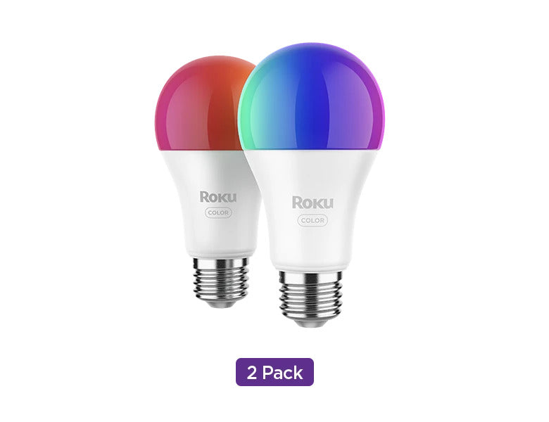 Roku Smart Bulb SE A19 Color 2 pack
