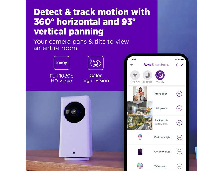Roku CP10005 Indoor Camera 360 Wired