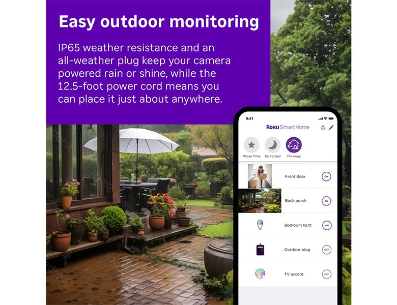 Roku SCW11R Roku Outdoor Camera