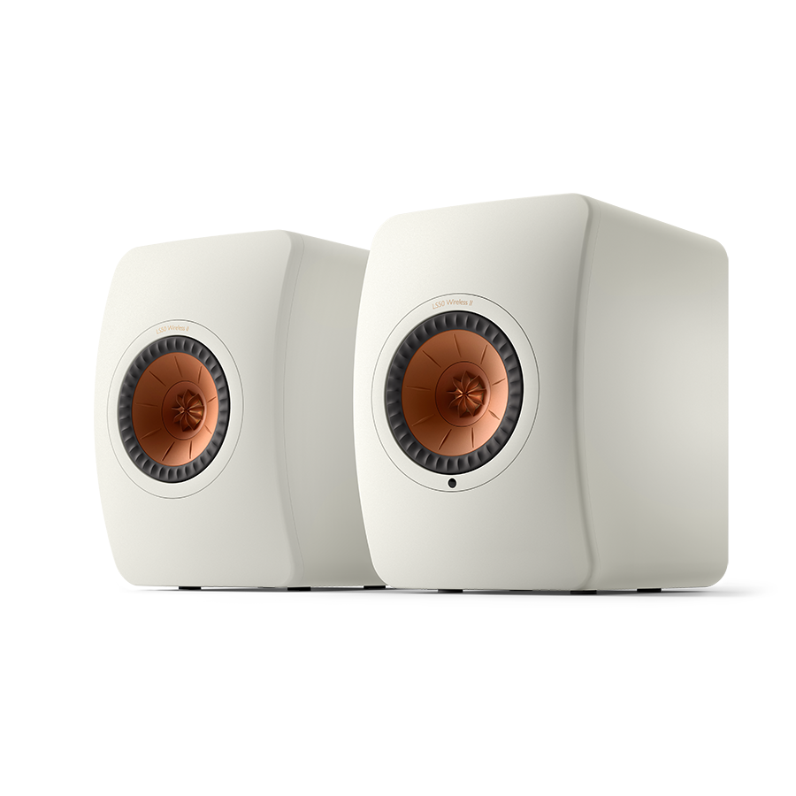 Kef LS50 Wireless II High Resolution Music System Mineral White LS50W2WH, Pair
