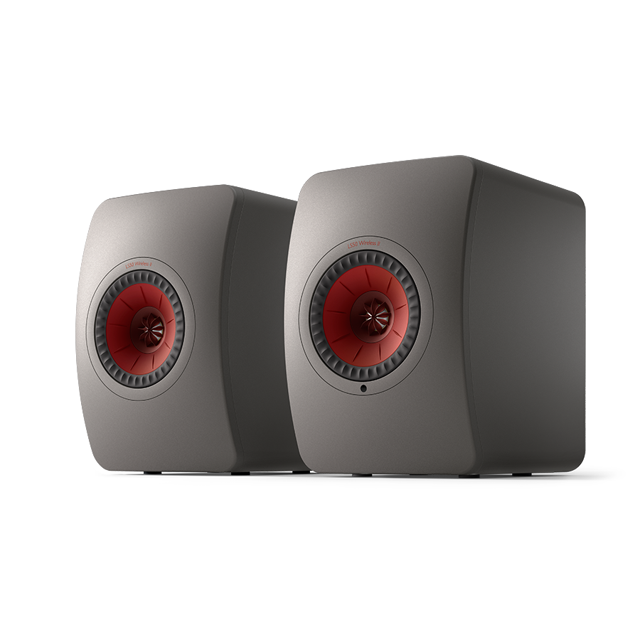 Kef LS50 Wireless II High Resolution Music System Titan Grey LS50W2TI, Pair