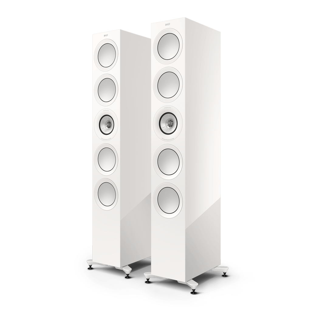 Kef R11 Meta Floorstanding Loudspeaker Gloss White R11MWH, Each