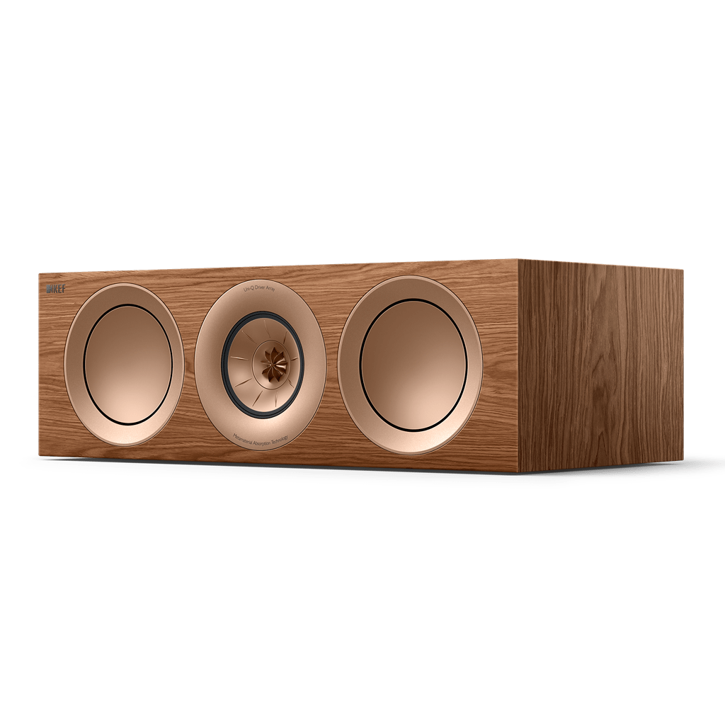 Kef R6 Meta Center Channel Speaker Walnut R6MWA, Each