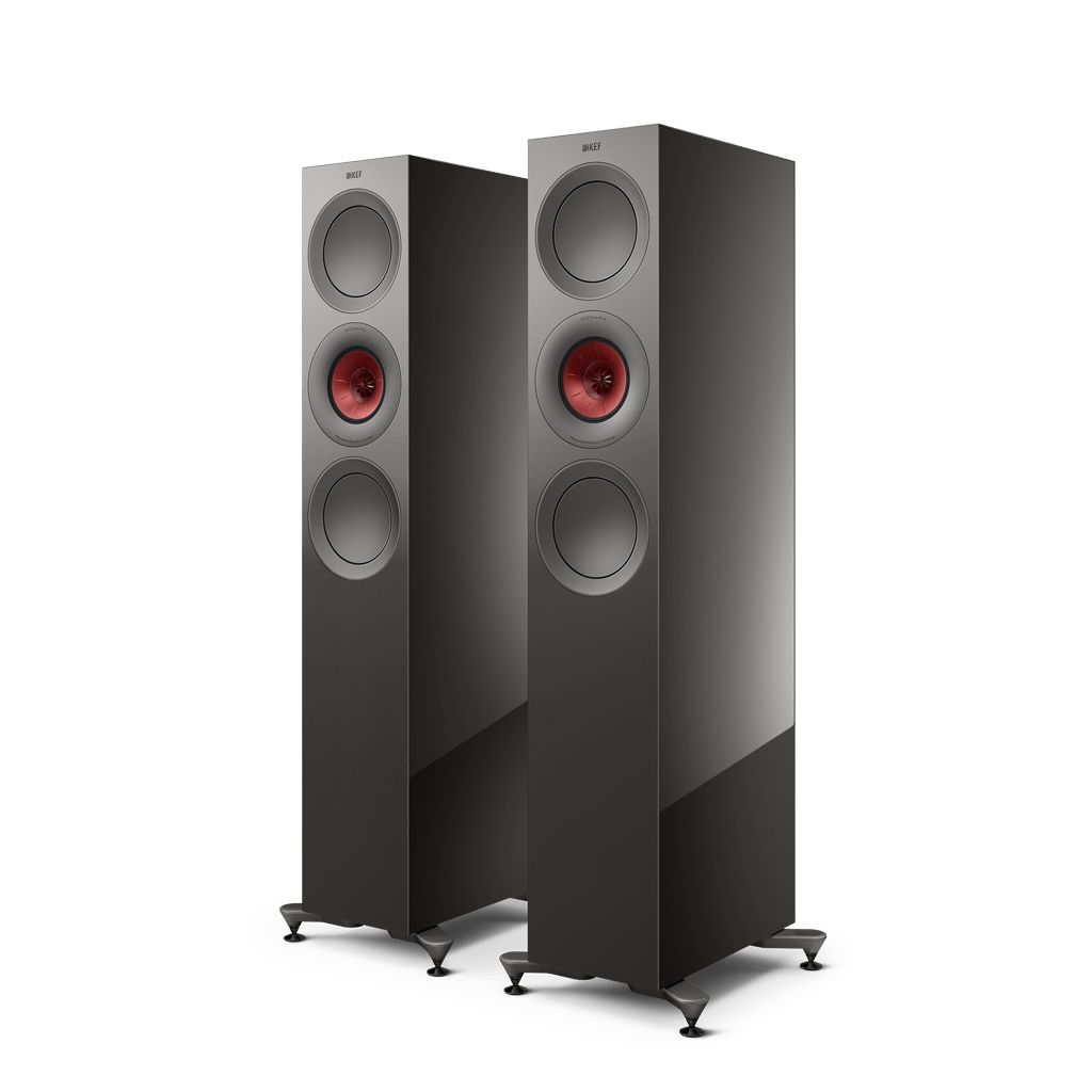 Kef R7MTITAN R7 Meta Floorstanding Gloss Titanium, Each