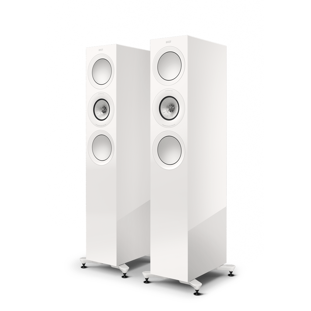 Kef R7 Meta Floorstanding Loudspeaker Gloss White R7MWH, Each