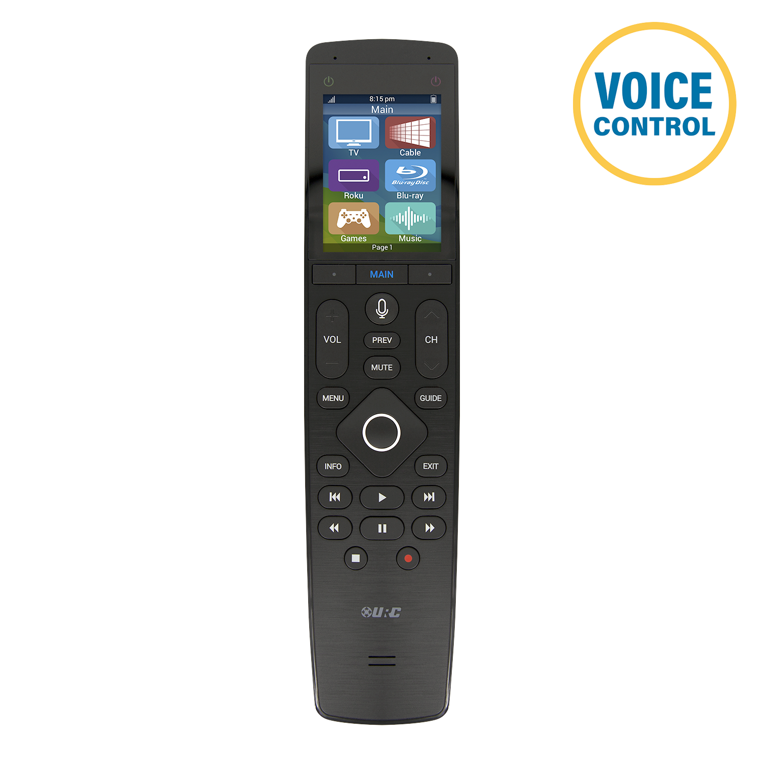 URC MX-1400i Remote Control 2.4" Touch Screen with Voice Control (433MHz)