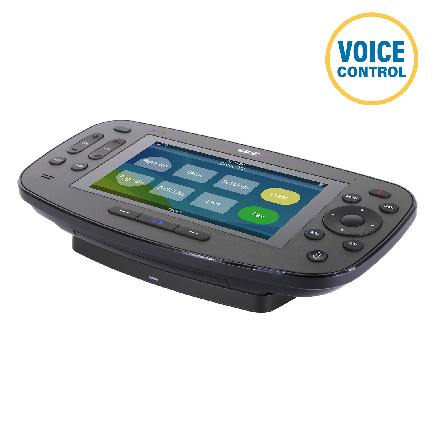 URC MX-4000 5" Touch Screen Controller with Hard Buttons and Voice Control