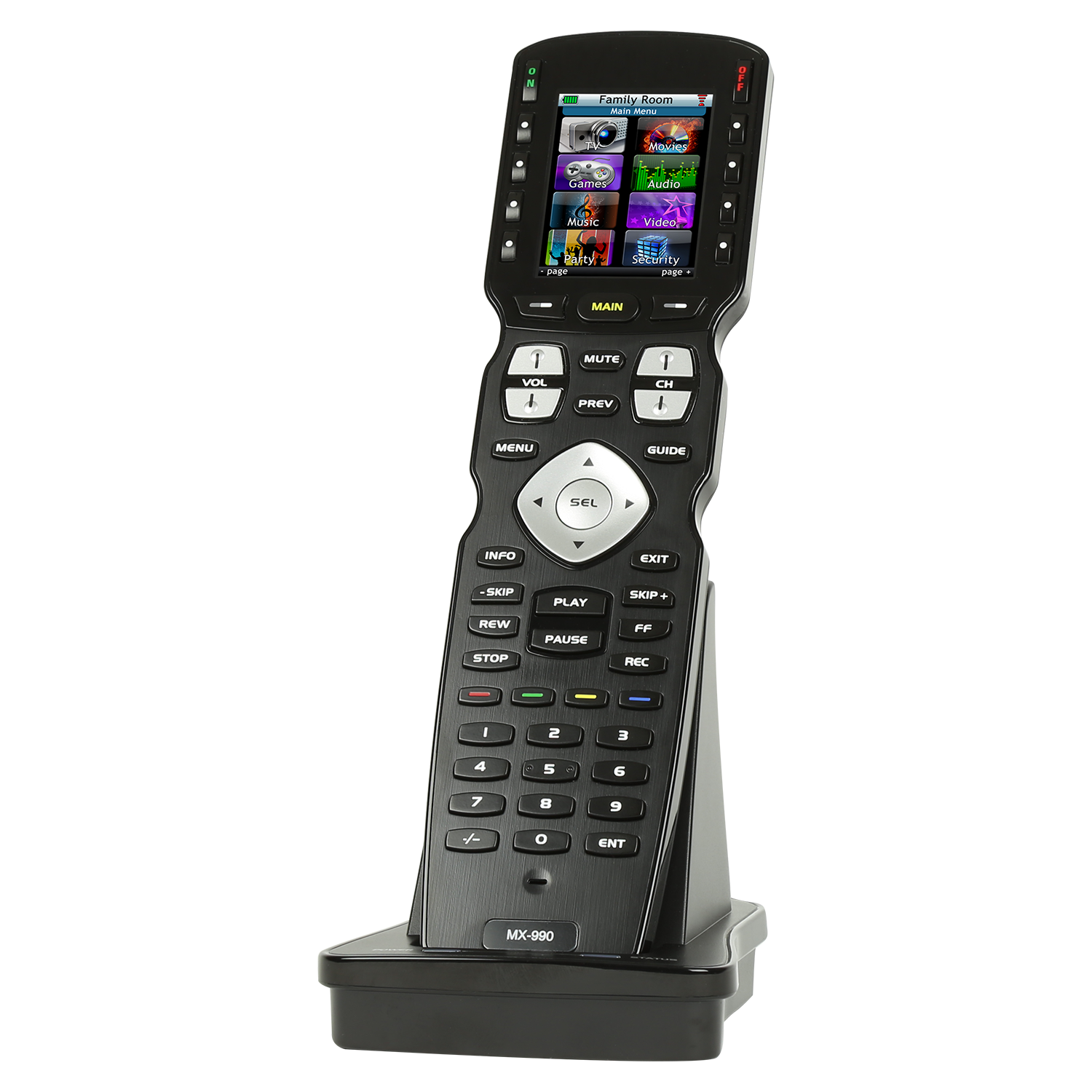 URC MX-990 Remote Control 2.4" Color LCD and speaker IR/RF Hard Buttons