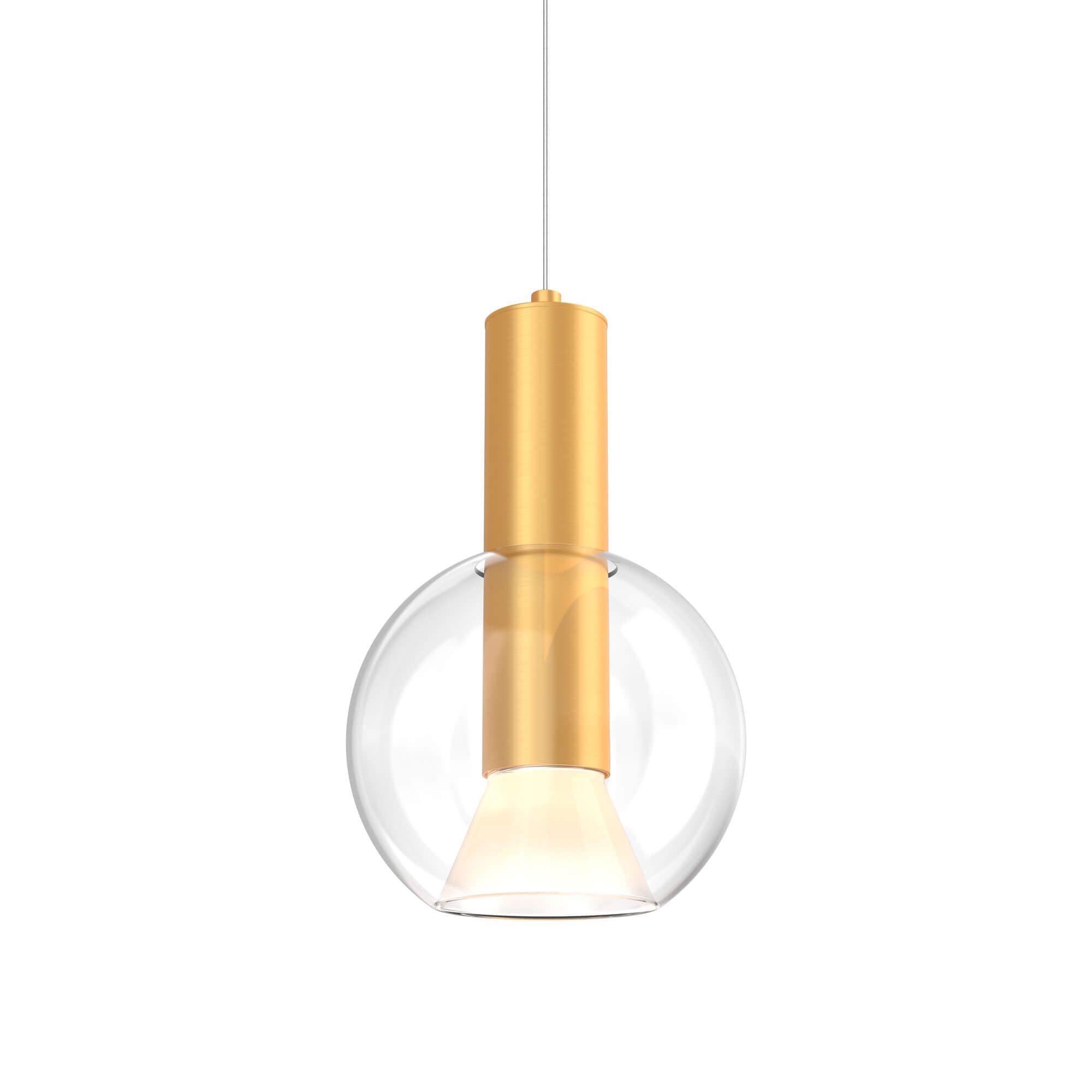 DALS IRPD-CC-GD 9in Blown glass pendant, zero gravity canopy, 5CCT