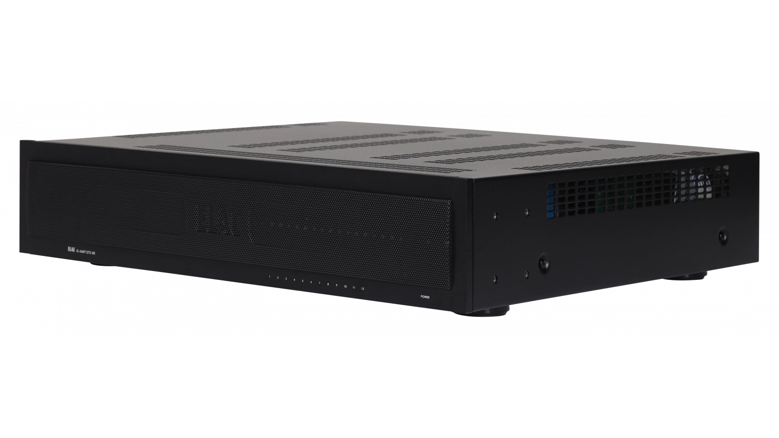 Elac IS-AMP1275-BK Integrator 12 x 75W Multi-Zone Amplifier - Black, Each