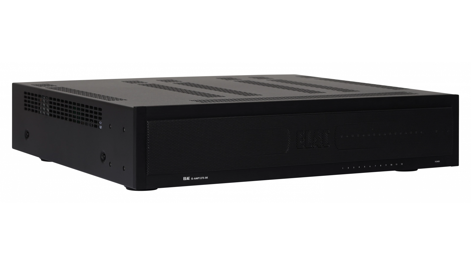 Elac IS-AMP1275-BK Integrator 12 x 75W Multi-Zone Amplifier - Black, Each