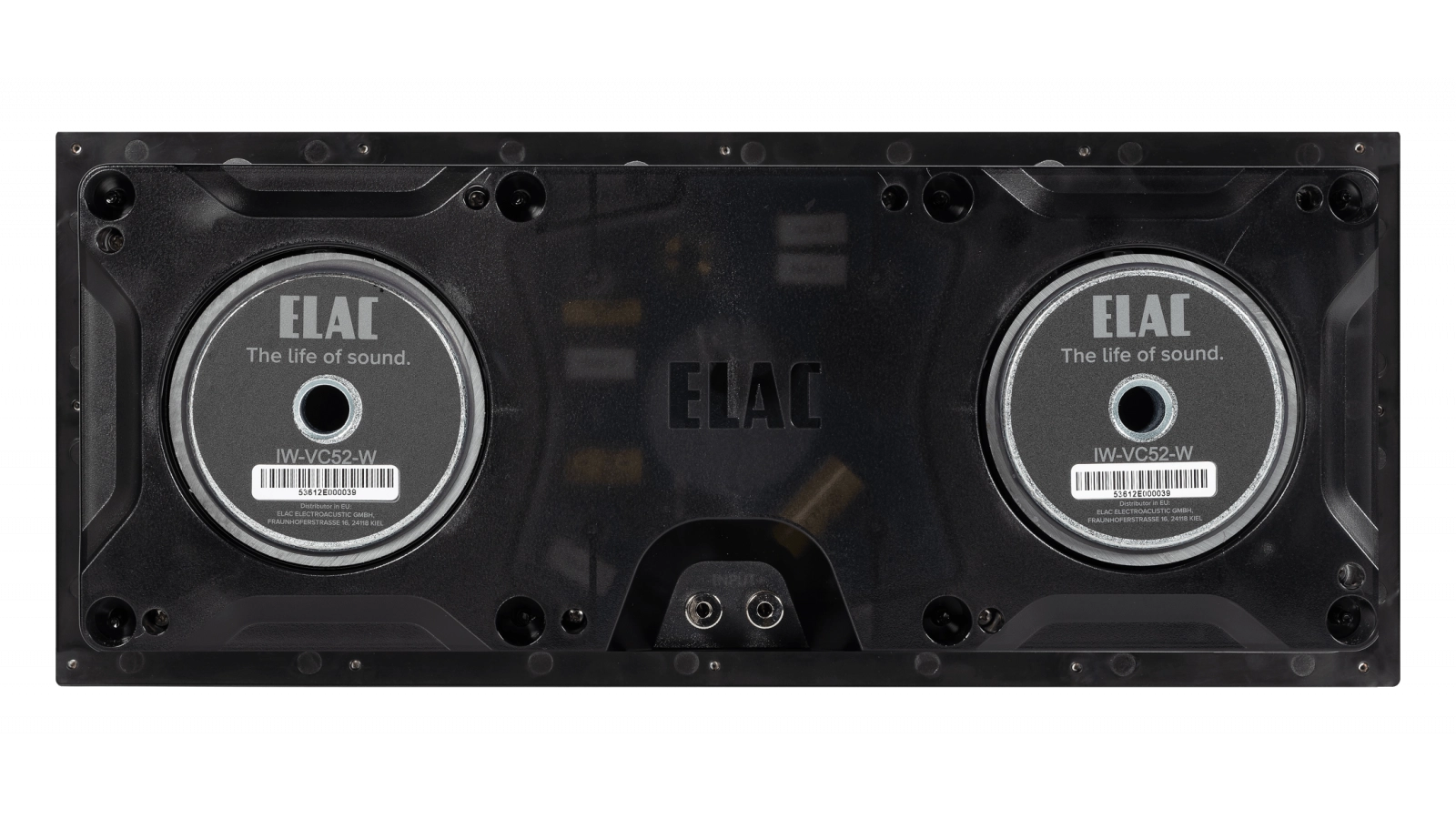 Elac 5.25" Vertex II In-Wall Center Speaker - White, Each