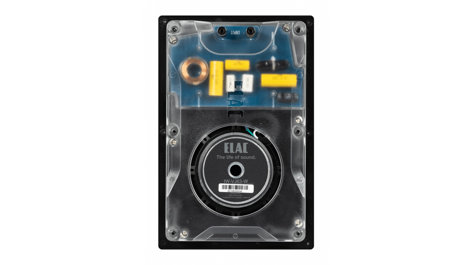 Elac Vertex III JET 6.5" In-Wall Speaker - White, Each