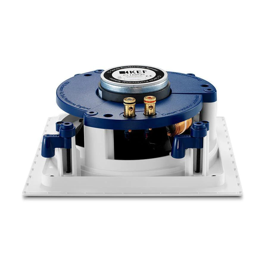 Kef Ci160QS Uni-Q 6.5" Square Speaker White, Each