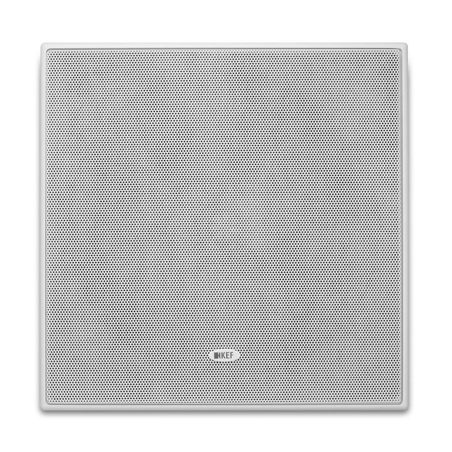 Kef Ci200QS Uni-Q 8" Square Speaker White, Each