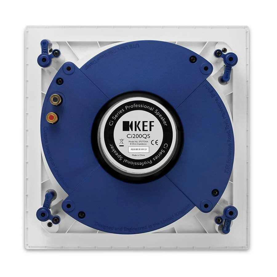 Kef Ci200QS Uni-Q 8" Square Speaker White, Each