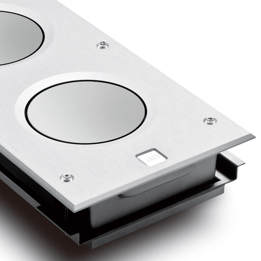 Kef Ci3160RLb-THX Extreme In-Wall THX Ultra2 / Select 2 Subwoofer Silver , Each