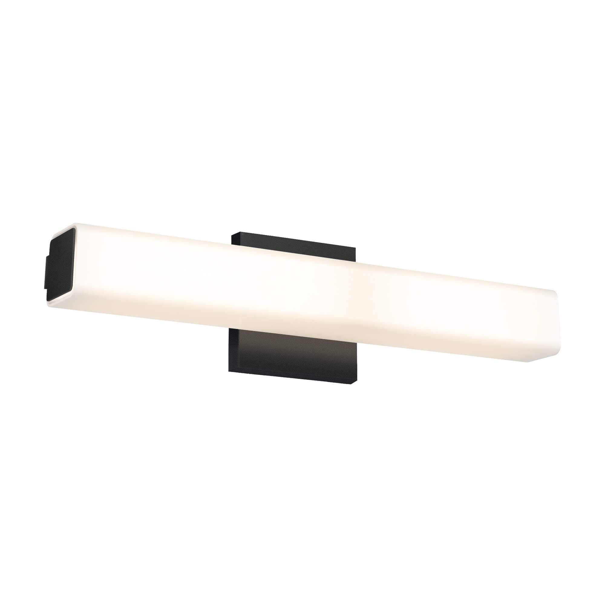 DALS LEDVAN001-CC-18BK Multi CCT LED vanity with square glass