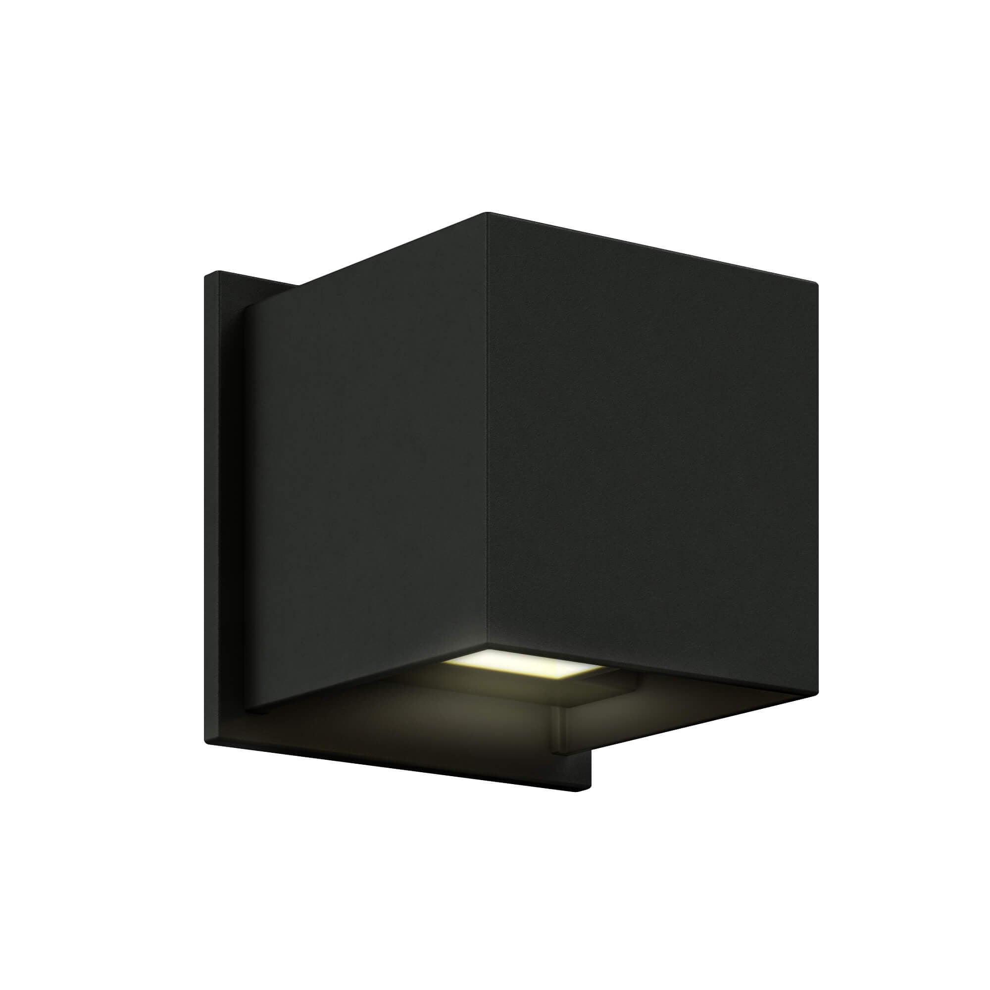 DALS LEDWALL001D-CC-BK Square Directional Up/Down LED Wall Sconce