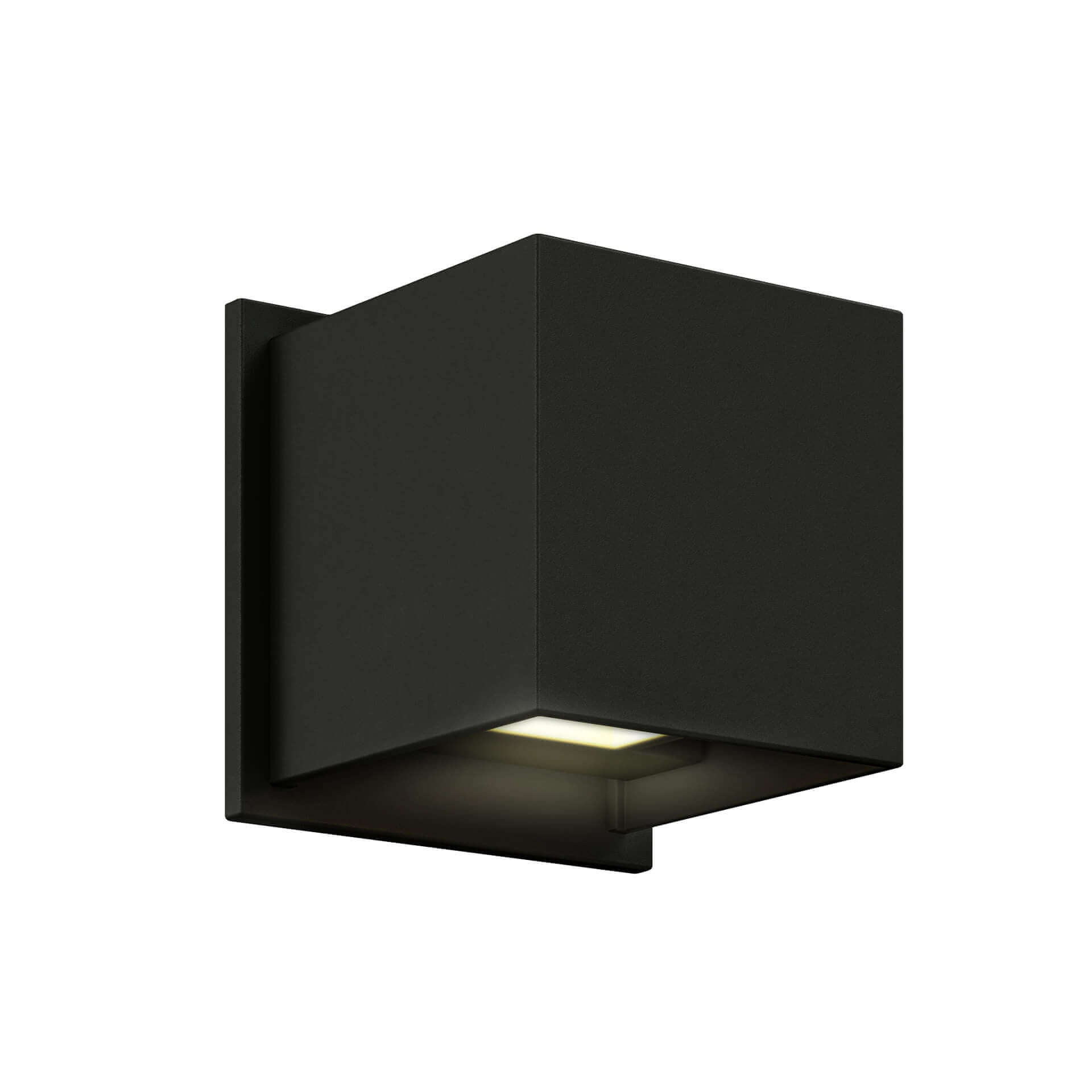DALS LEDWALL001D-BK Square LED wall sconce