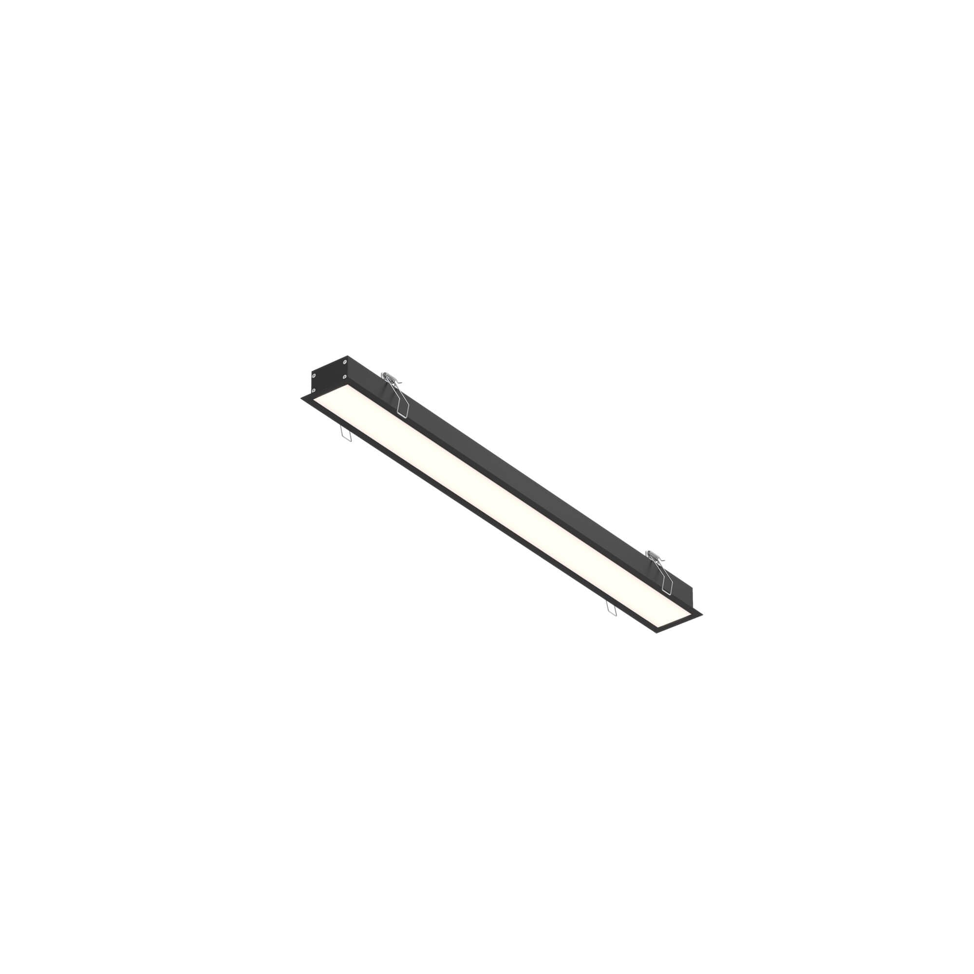 DALS LNR24-CC-V-BK Recessed Linear 24'' 120-277-347V CCT - universal 120V-347V, 0-10V dimming