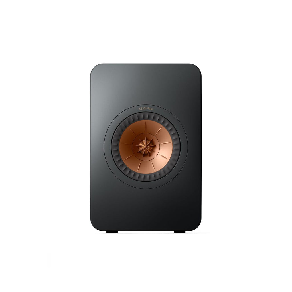Kef LS50CMBL LS50 Meta Center Single Monitor Bookshelf Carbon Black