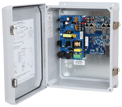 Altronix NETWAY4E1WP 4PT POE+ SW 1G SFP NEMA4