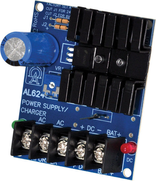 Altronix AL624 6/12/24 VDC POWER SUPPLY/CHGR
