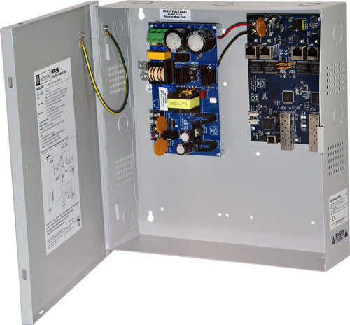 Altronix NETWAYSP4X 4PT FIB MED CONV/2SFP/PS/NEMA1