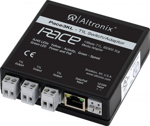 Altronix PACE3KL 3PT T1L ADAPTOR/SWITCH