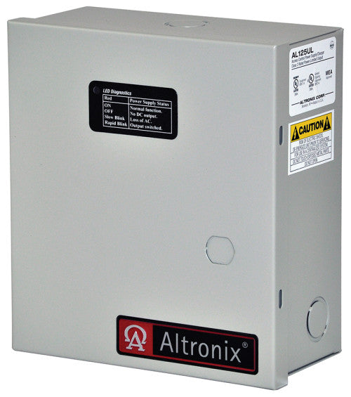 Altronix AL125UL 12/24VDC 1A UL P/S W/FACP DISC