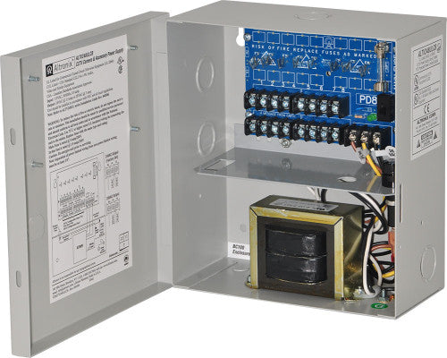 Altronix ALTV248ULCB 24VAC @ 3.5A, 8 PTC, UL P/S