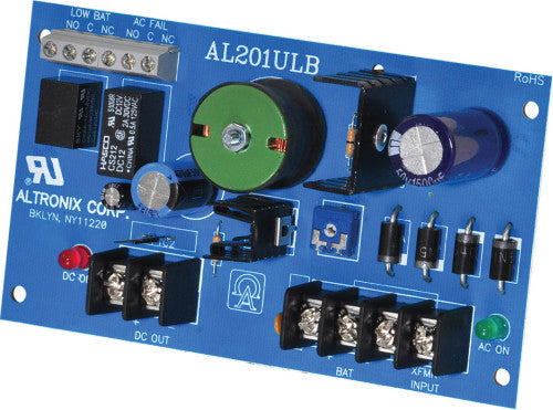 Altronix AL201ULB 12 VDC 1.75A SPVISED P/S BOARD