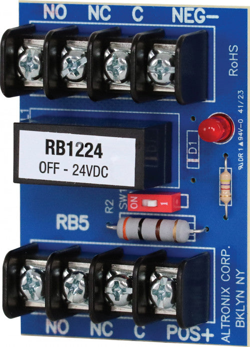 Altronix RB1224 RELAY MODULE 12V/24 DPDT 5 AMP