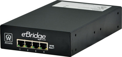 Altronix EBRIDGE4PCRM 4OUT IP/COAX PASS POE/POE+ RCV