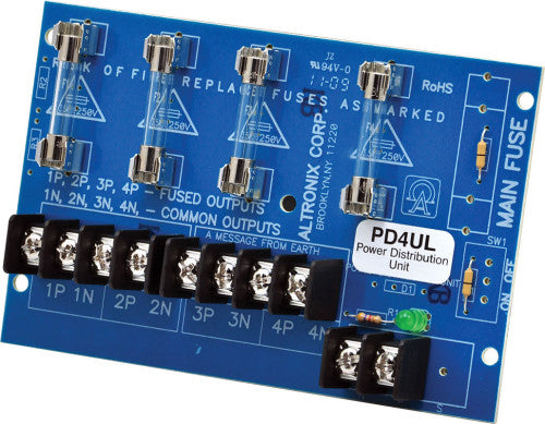 Altronix PD4UL UL POWER DISTRIBUTION UNIT
