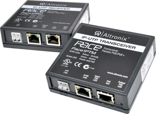 Altronix PACE1PRMT IP&POE+/EXTENDERS/UTP&CAT5E