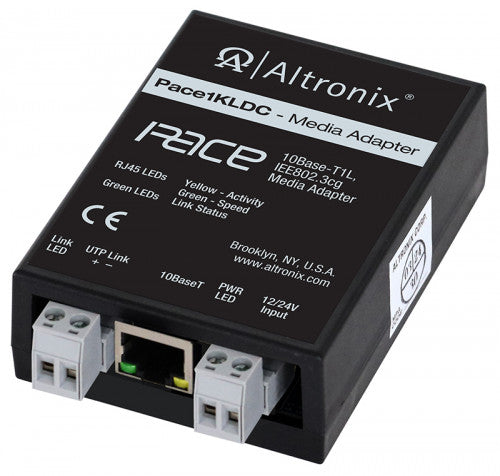 Altronix PACE1KLDC 10BASET1L/802.3CG ETHAD 1224V