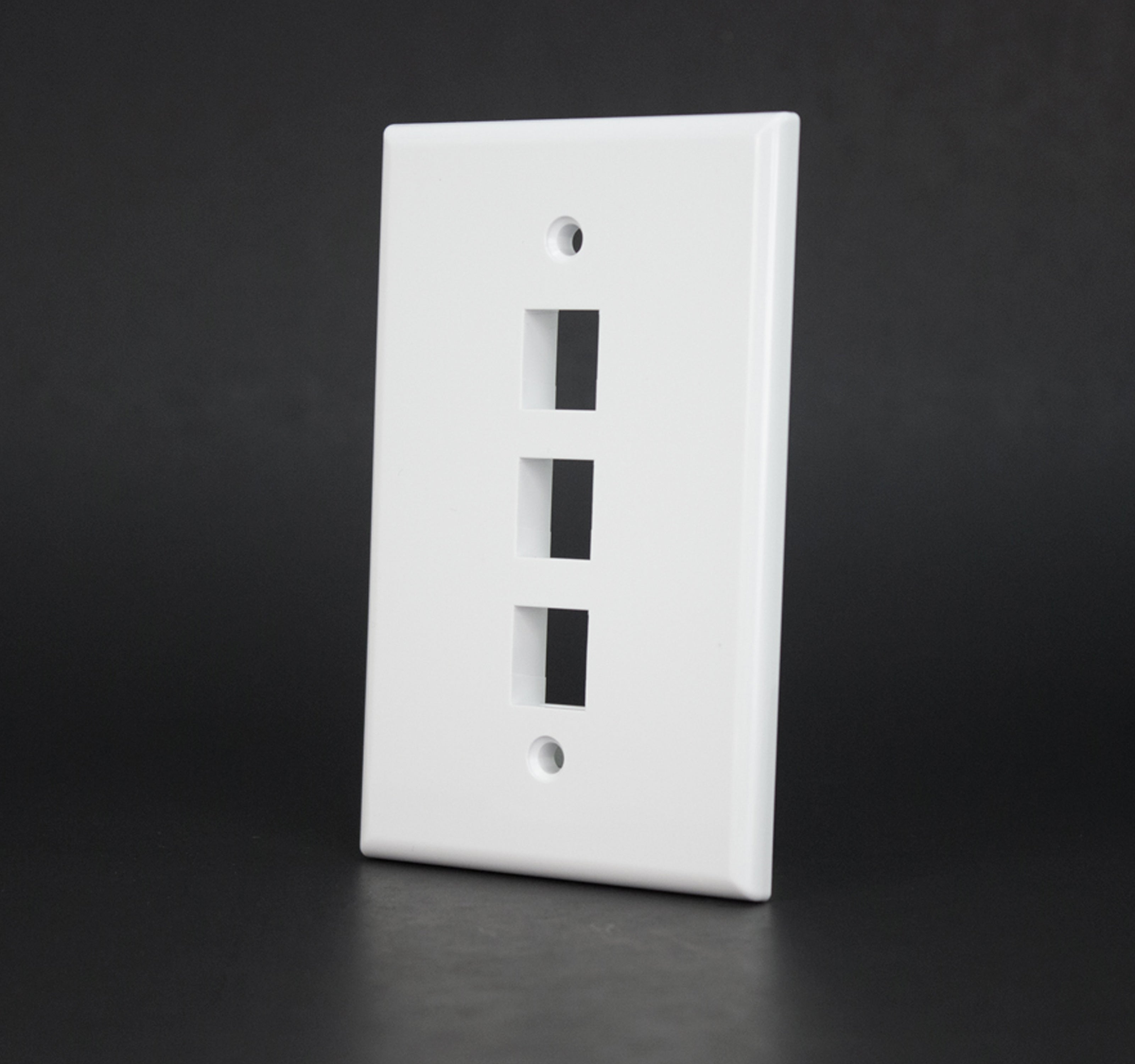 Vertical Cable Mid-size Wall Plates – 304-M27 Series