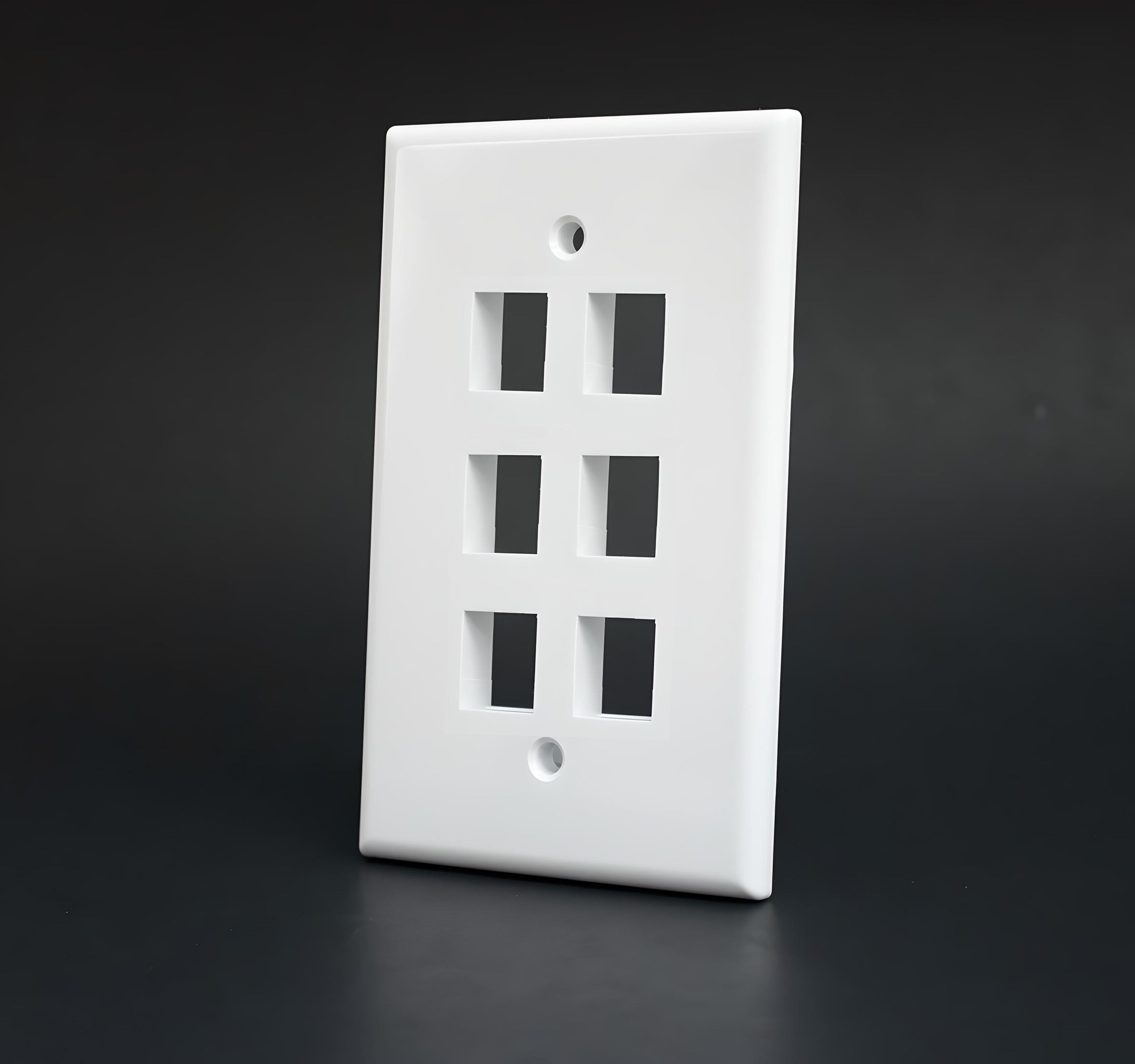 Vertical Cable Mid-size Wall Plates – 304-M27 Series