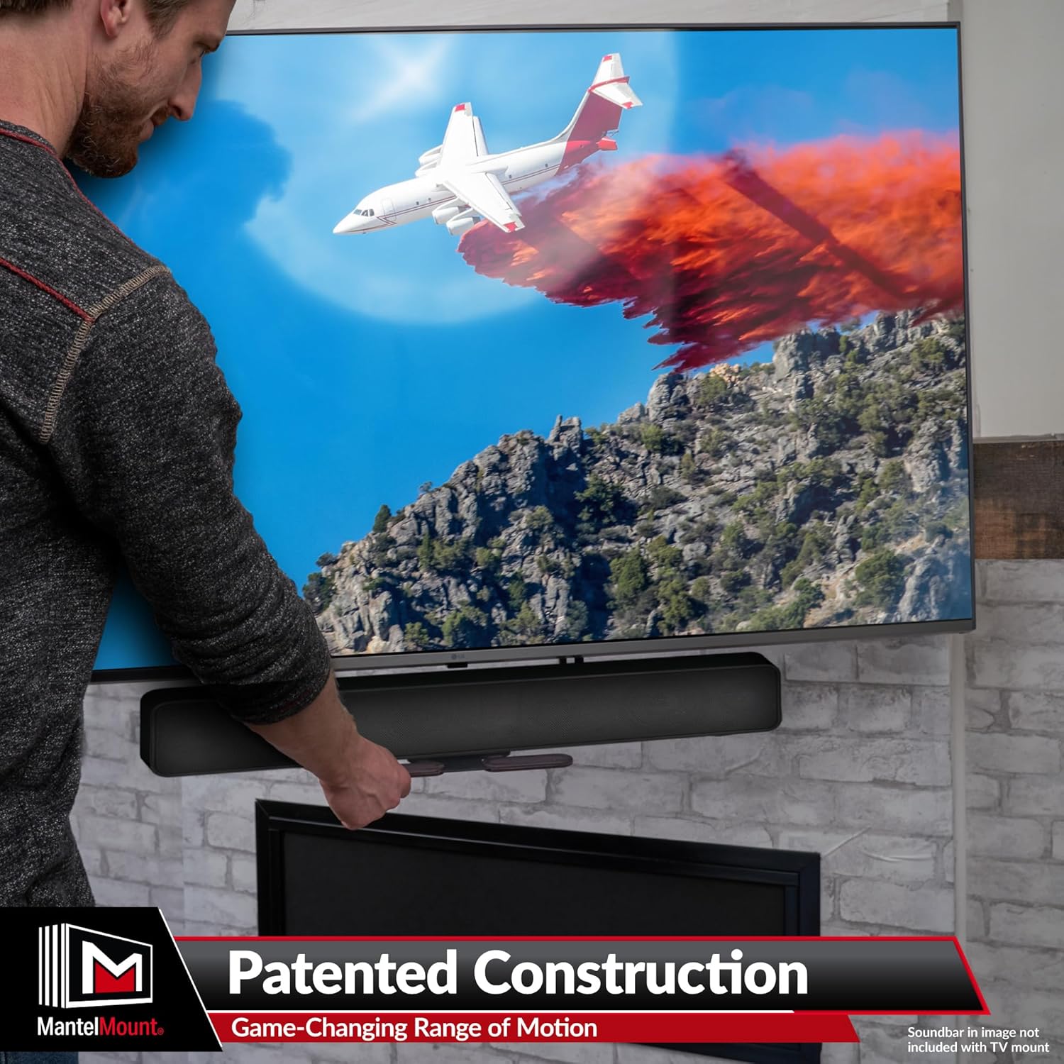 MantelMount MM700 Premier Pull Down TV Mount