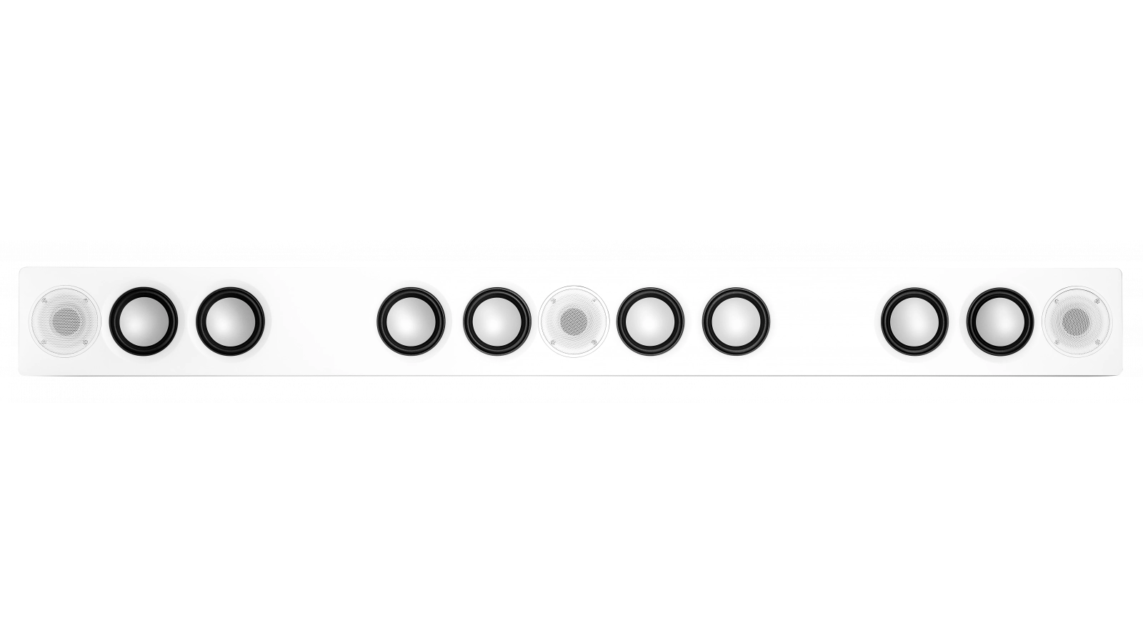 Elac Muro Large 3-Channel Passive Soundbar - White, Each