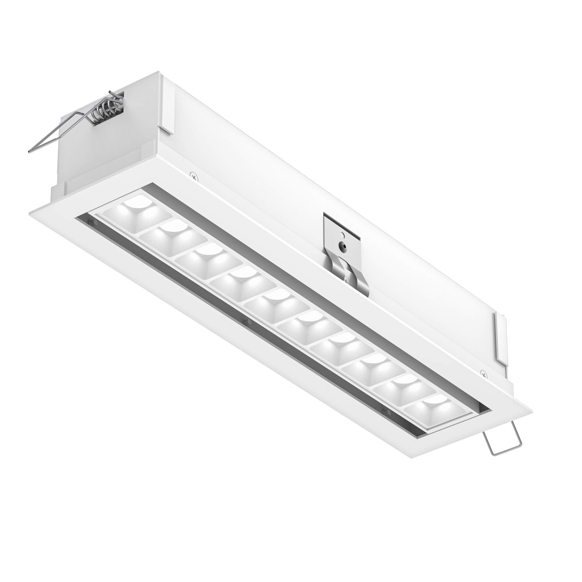 DALS MSL10G-3K-AWH Recessed linear with 10 mini swivel spot lights