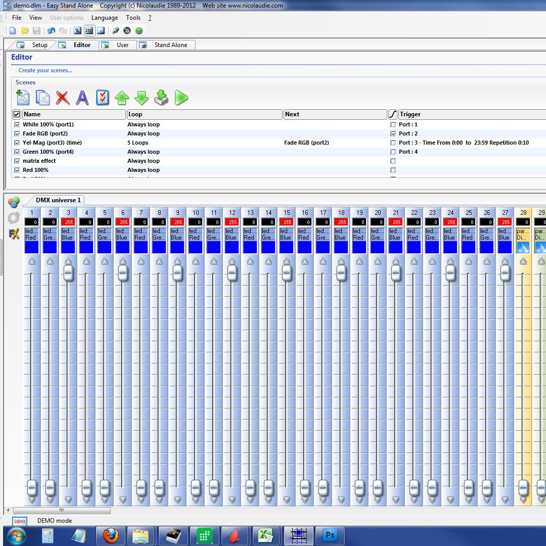 Diode Nicolaudie Easy Stand Alone DMX LED Color Controller - 5k Memory