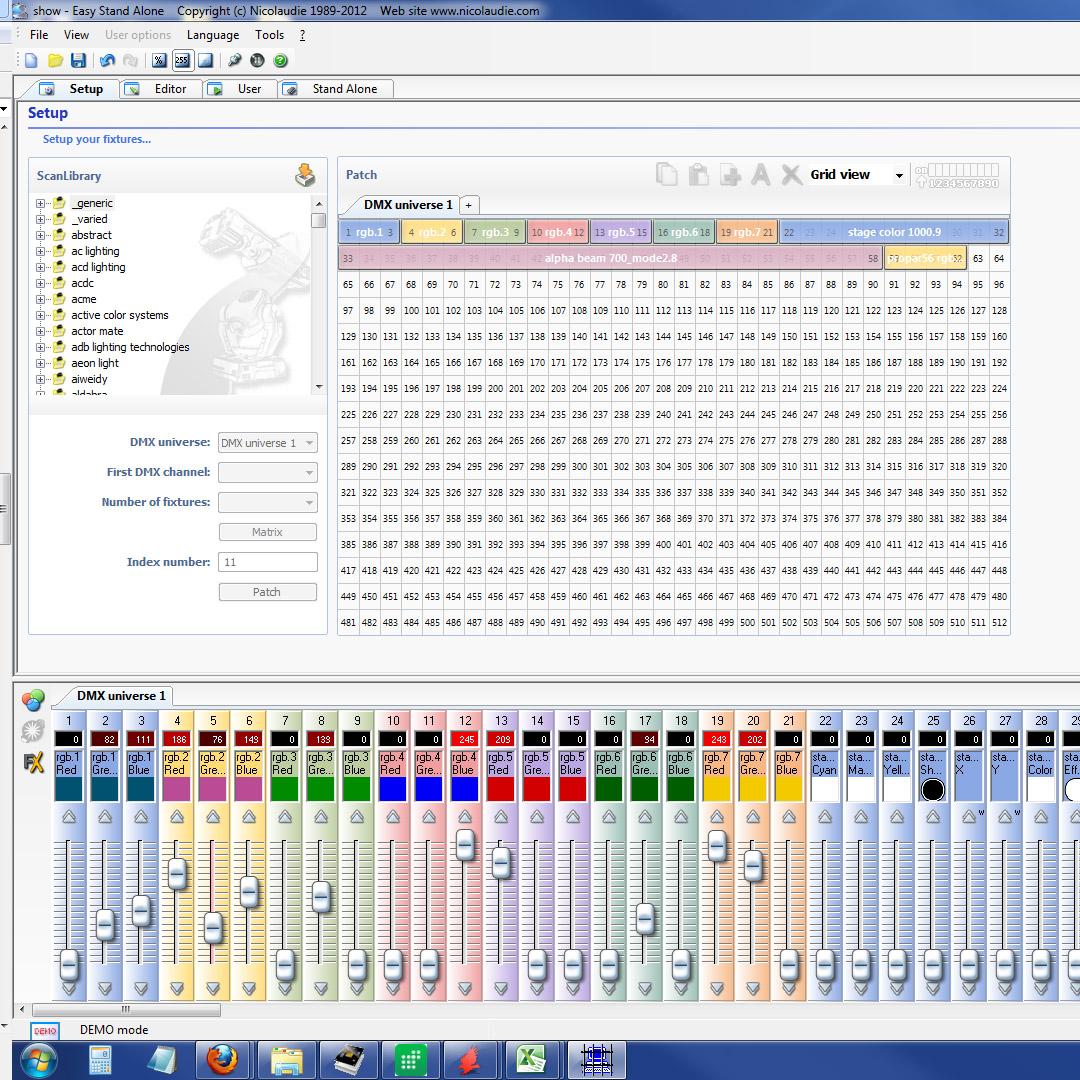 Diode Nicolaudie Easy Stand Alone DMX LED Color Controller - 5k Memory