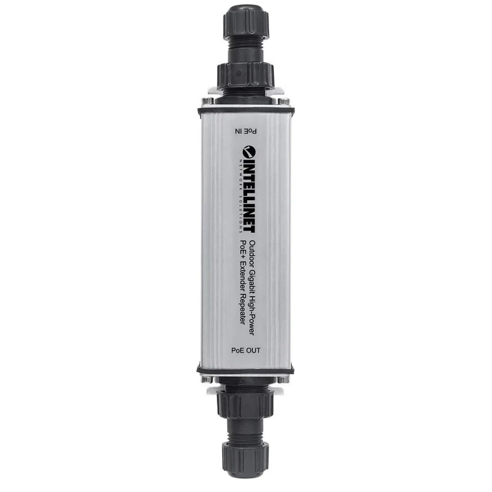 Intellinet 561211 Outdoor Gigabit High-Power PoE+ Extender Repeater