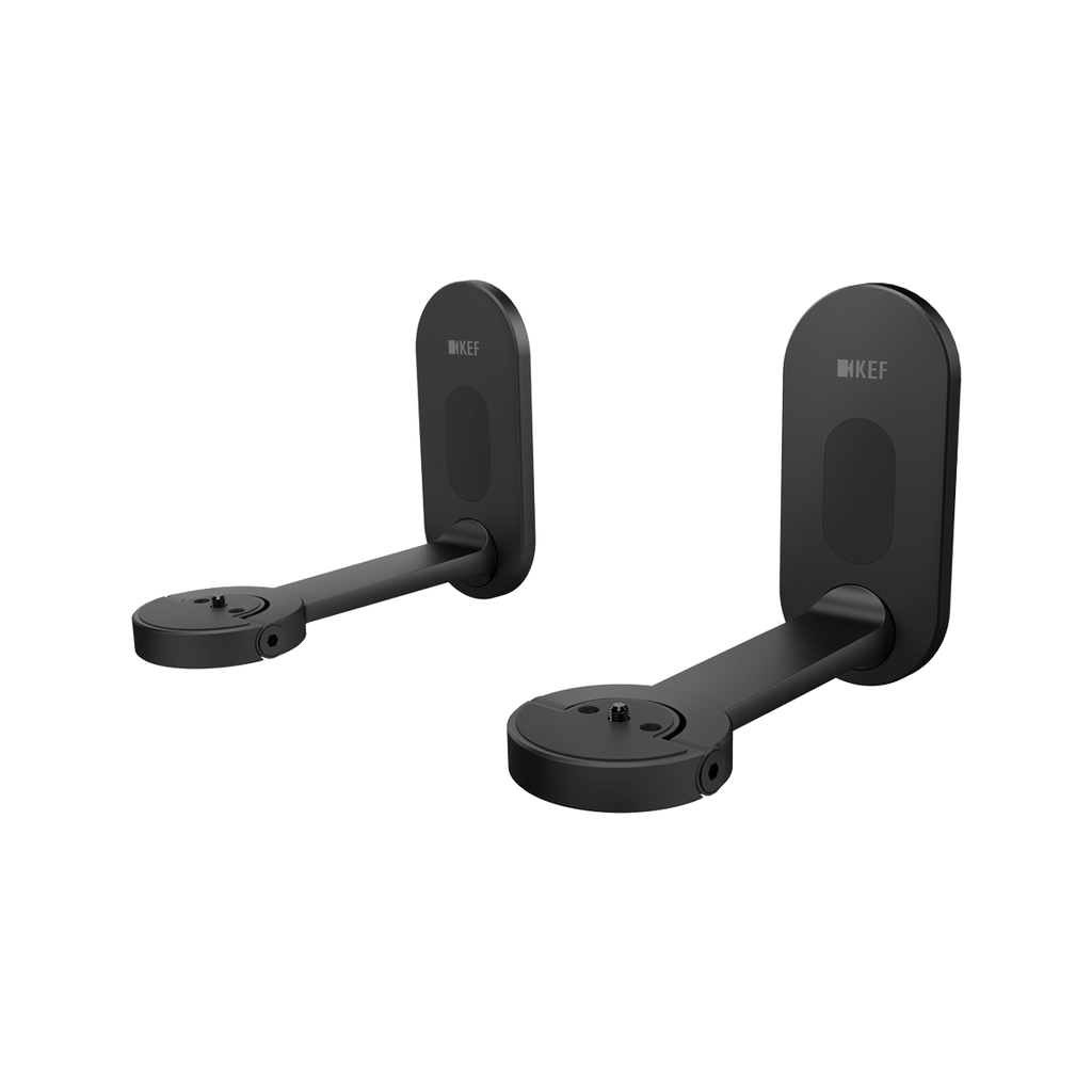 Kef B1 Wall mount bracket for LSX II Black B1BL, Pair