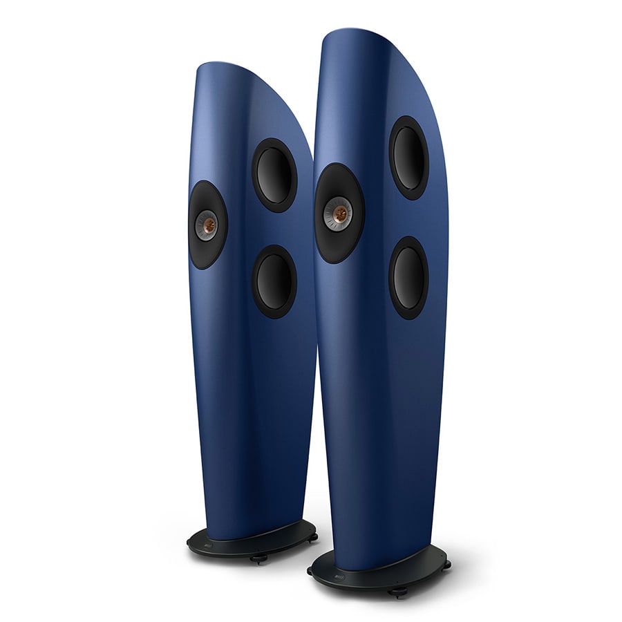 Kef BLADEMBL/BL BLADE ONE META FLOORSTANDING LOUDSPEAKER FROSTED BLUE/BLUE - EACH