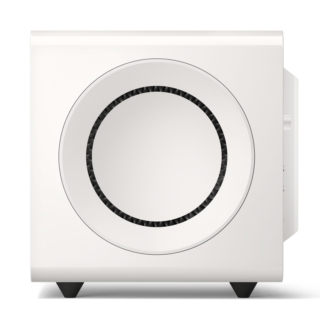 Kef KC92WH 1000W (500W x 2) Dual 9" Force Canceling with iBX Subwoofer White, Each