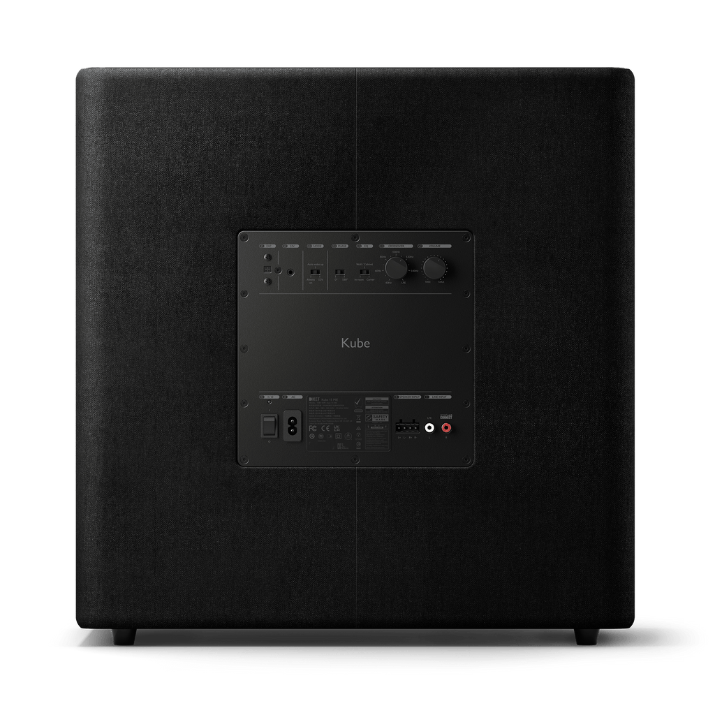 Kef KUBE15MIE 15in Woofer & 300W RMS Subwoofer Black, Each